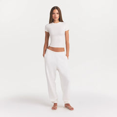 COTTON JERSEY T-SHIRT | MARBLE