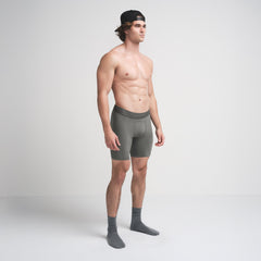 SKIMS FLEX MENS 7" BOXER BRIEF | GUNMETAL