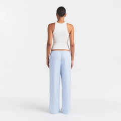 COTTON POPLIN SLEEP OVERSIZED PANT | MARINA MESH STRIPE
