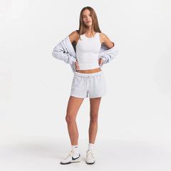 COTTON FLEECE CLASSIC SHORT | LIGHT HEATHER GREY
