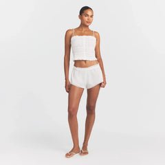 POPLIN APPAREL SHORT | SNOW