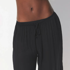 SWIM COVER-UPS SHEER PANT | OBSIDIAN