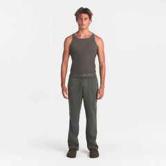 FLEECE LOUNGE MENS CLASSIC STRAIGHT LEG PANT | JUNGLE