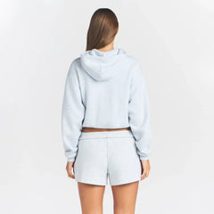 COTTON FLEECE CLASSIC HOODIE | LIGHT HEATHER GREY
