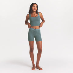 COTTON RIB BOXER | KYANITE