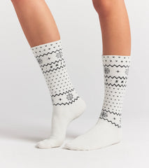 COZY LITE SOCK | MARBLE HEART FAIR ISLE