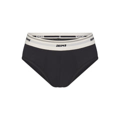 SKIMS COTTON RIB MENS BRIEF | ONYX