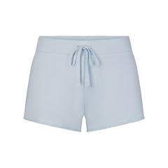 DRAPEY FRENCH TERRY SHORT | POWDER BLUE