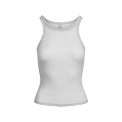SHEER RIB TANK | LIGHT HEATHER GREY
