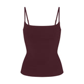 COTTON JERSEY CAMI | CURRANT