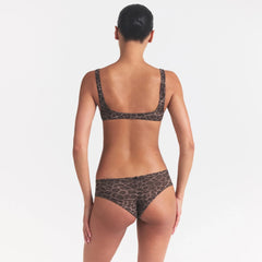FITS EVERYBODY MICRO SCOOP BRALETTE | UMBER LEOPARD PRINT