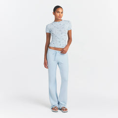 COTTON JERSEY T-SHIRT | POWDER BLUE BANDANA
