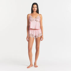 SILK LACE CAMI | PEONY TONAL