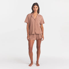ORGANIC COTTON SLEEP SHORT SLEEVE SET | SIENNA