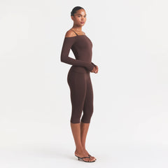 SMOOTH LAYERS OFF THE SHOULDER TOP | COCOA