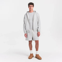 SKIMS COTTON RIB MENS T-SHIRT | LIGHT HEATHER GREY