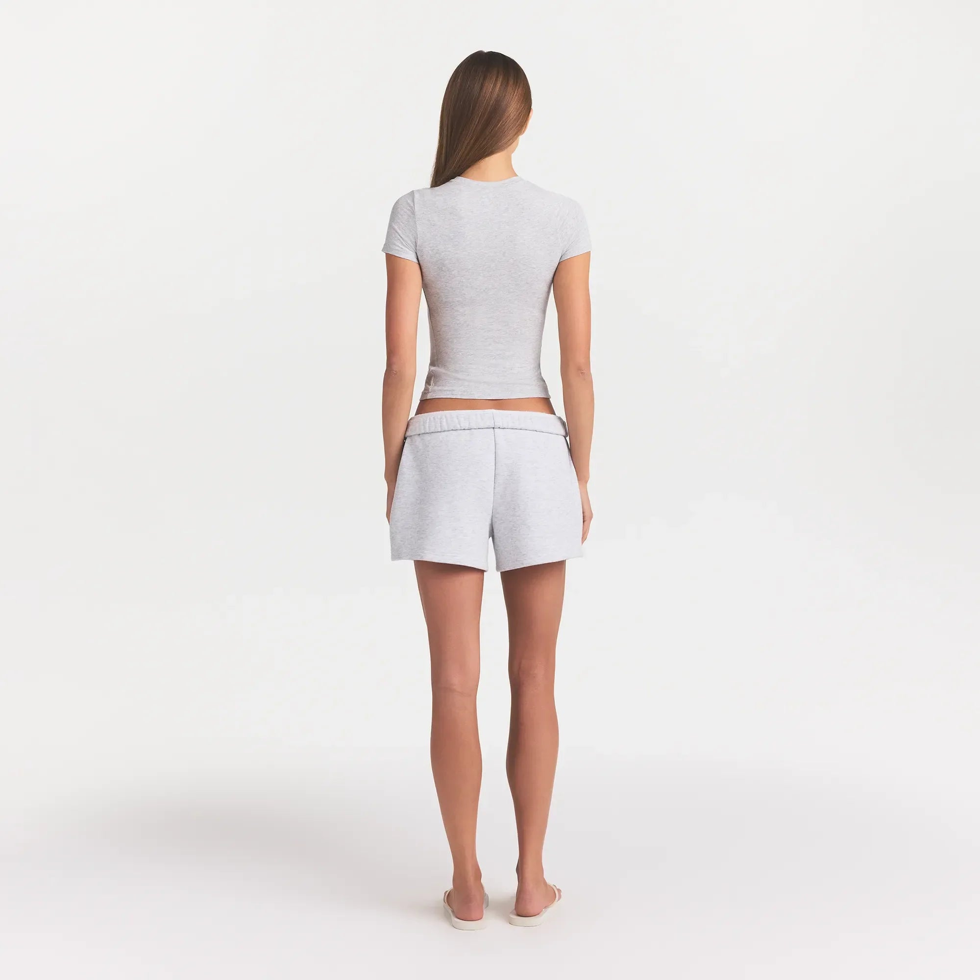 COTTON JERSEY T-SHIRT | LIGHT HEATHER GREY