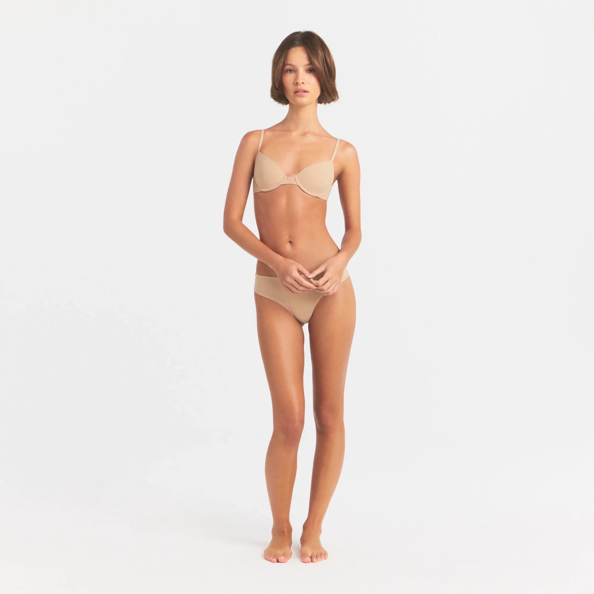 FITS EVERYBODY T-SHIRT BRA | CLAY