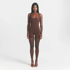COOL SHAPEWEAR MID THIGH BODYSUIT | COCOA