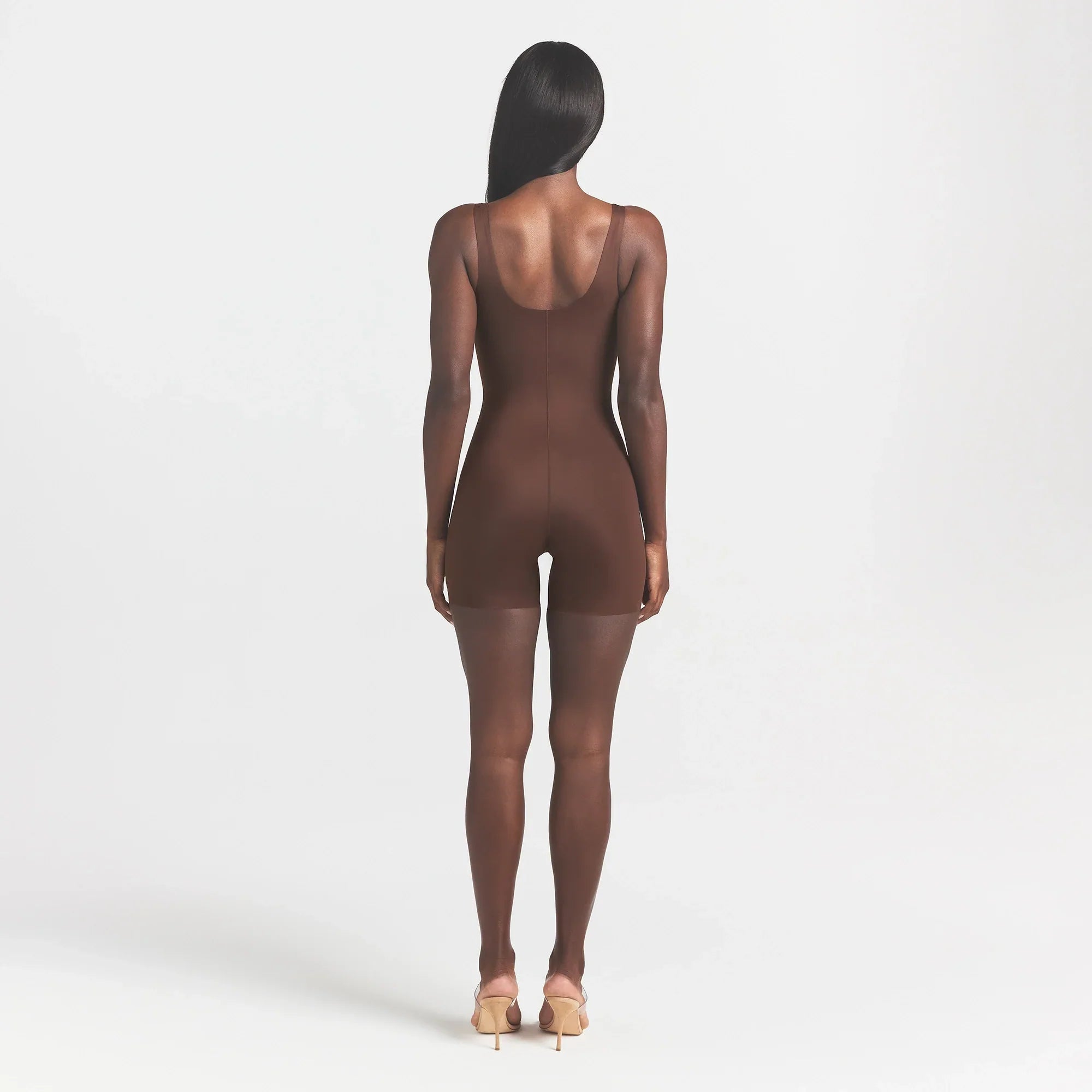 COOL SHAPEWEAR MID THIGH BODYSUIT | COCOA