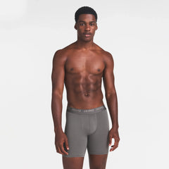 SKIMS STRETCH MENS 5" BOXER BRIEF | GUNMETAL