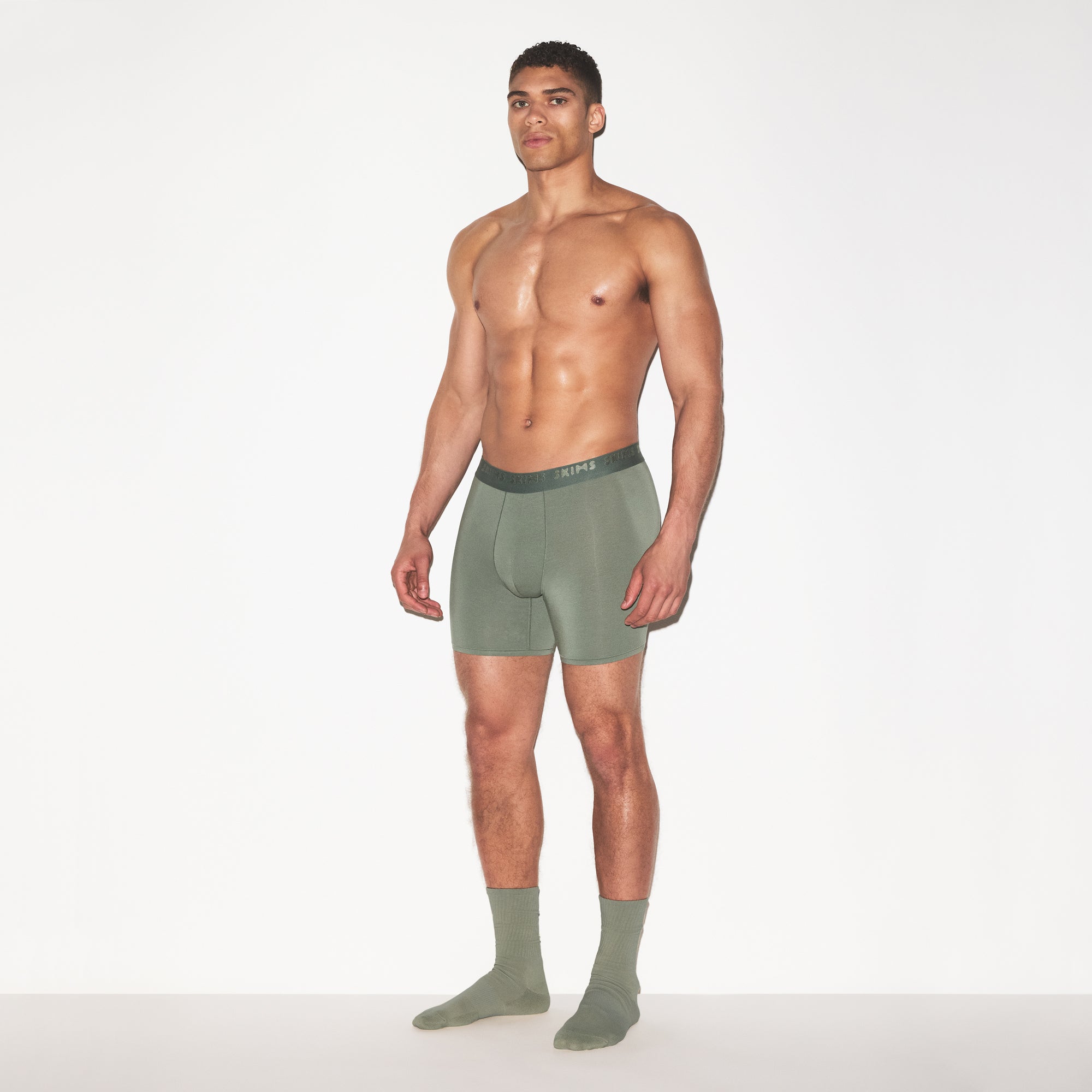 SKIMS STRETCH MENS 5" BOXER BRIEF | LAUREL