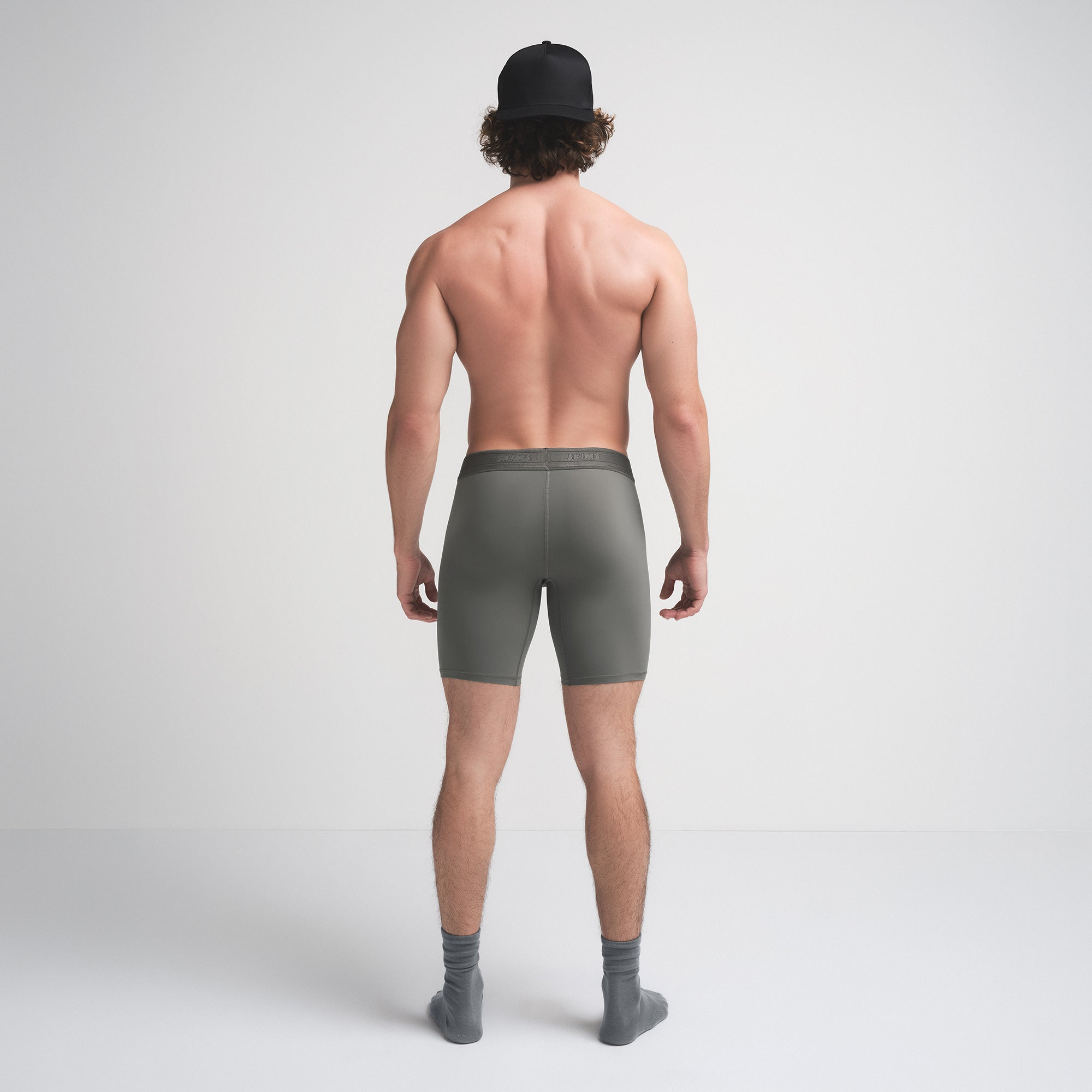 SKIMS FLEX MENS 7" BOXER BRIEF | GUNMETAL