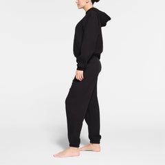 COTTON FLEECE JOGGER | ONYX