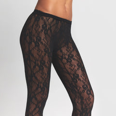 STRETCH LACE STIRRUP LEGGING | SOOT