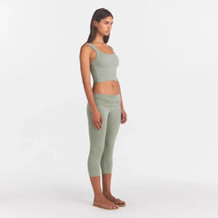 COTTON JERSEY FOLDOVER CAPRI | MINERAL