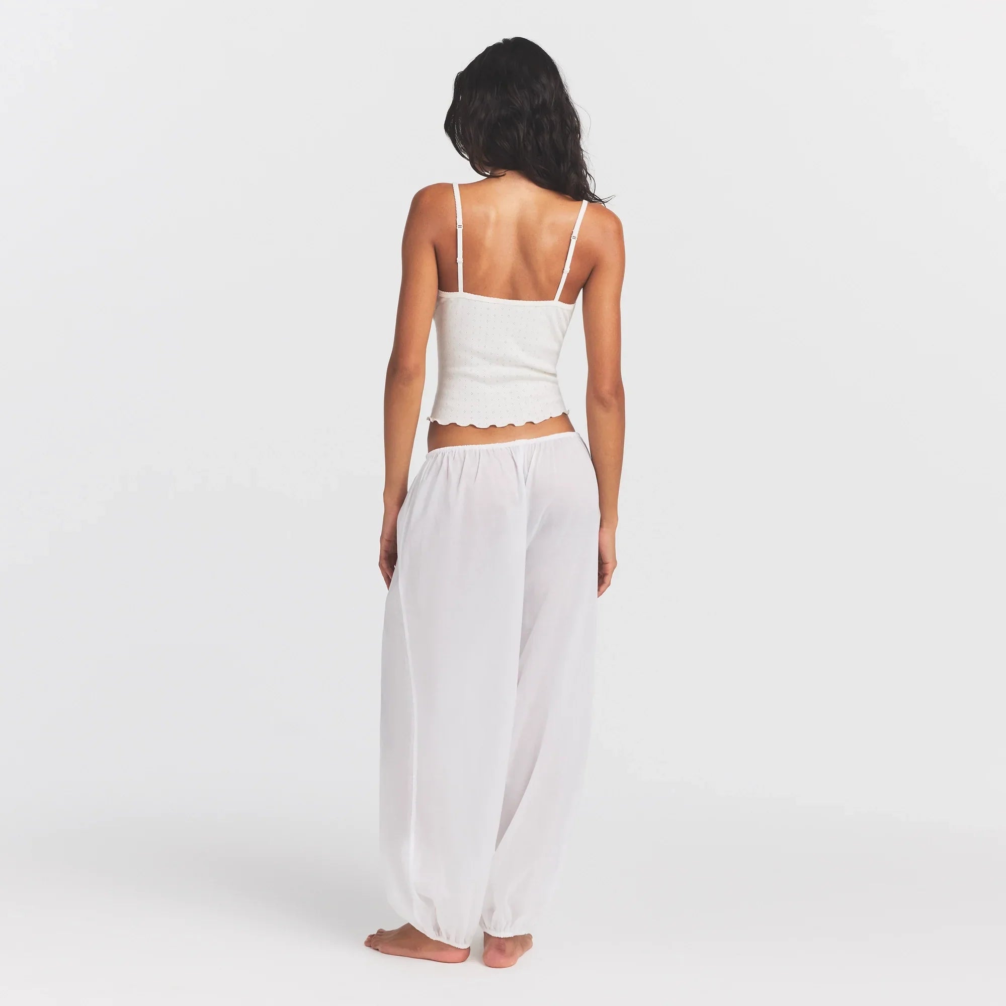 VOILE SLEEP BALLOON PANT | SNOW
