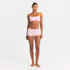 EVERYDAY COTTON SCOOP BRALETTE | PEONY