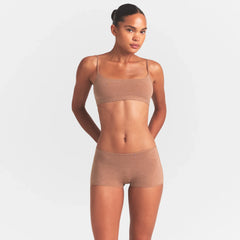 EVERYDAY COTTON SCOOP BRALETTE | SIENNA HEATHER