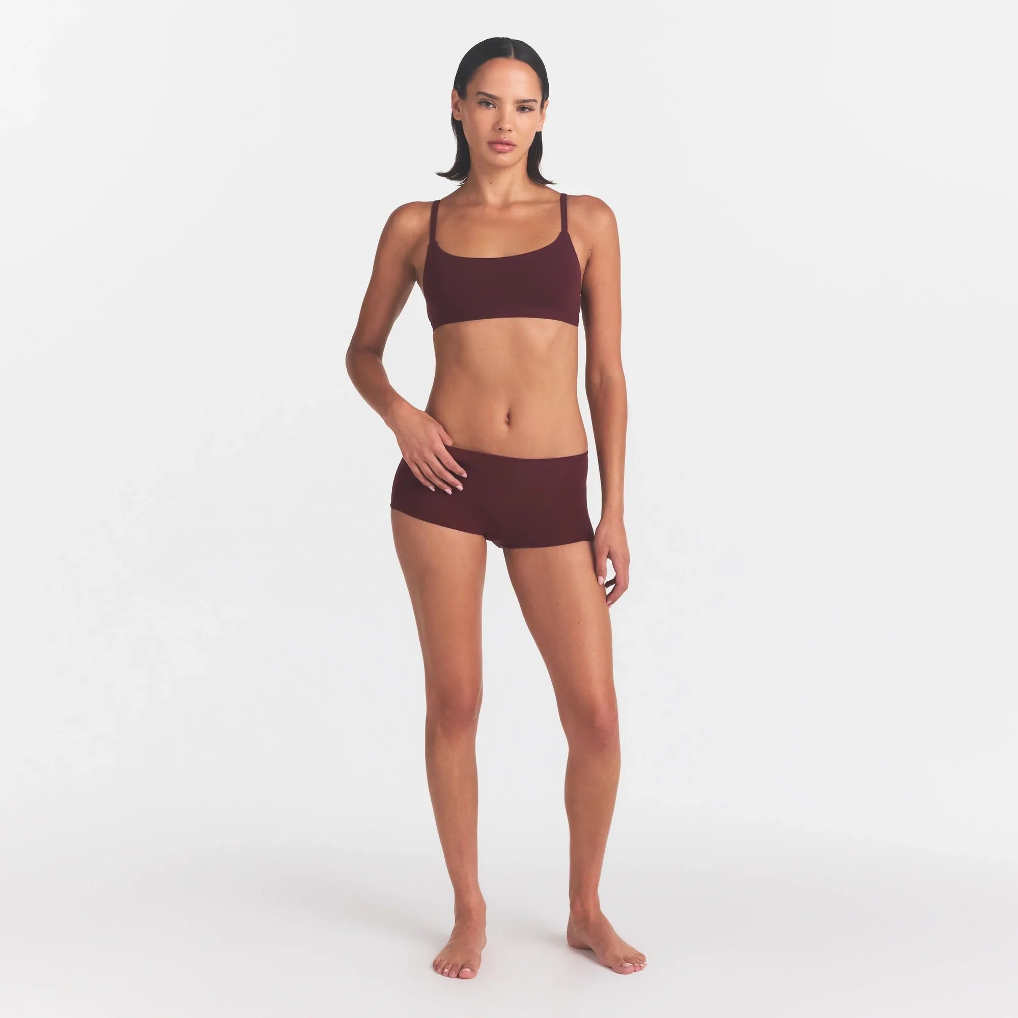 FITS EVERYBODY SCOOP BRALETTE | CURRANT