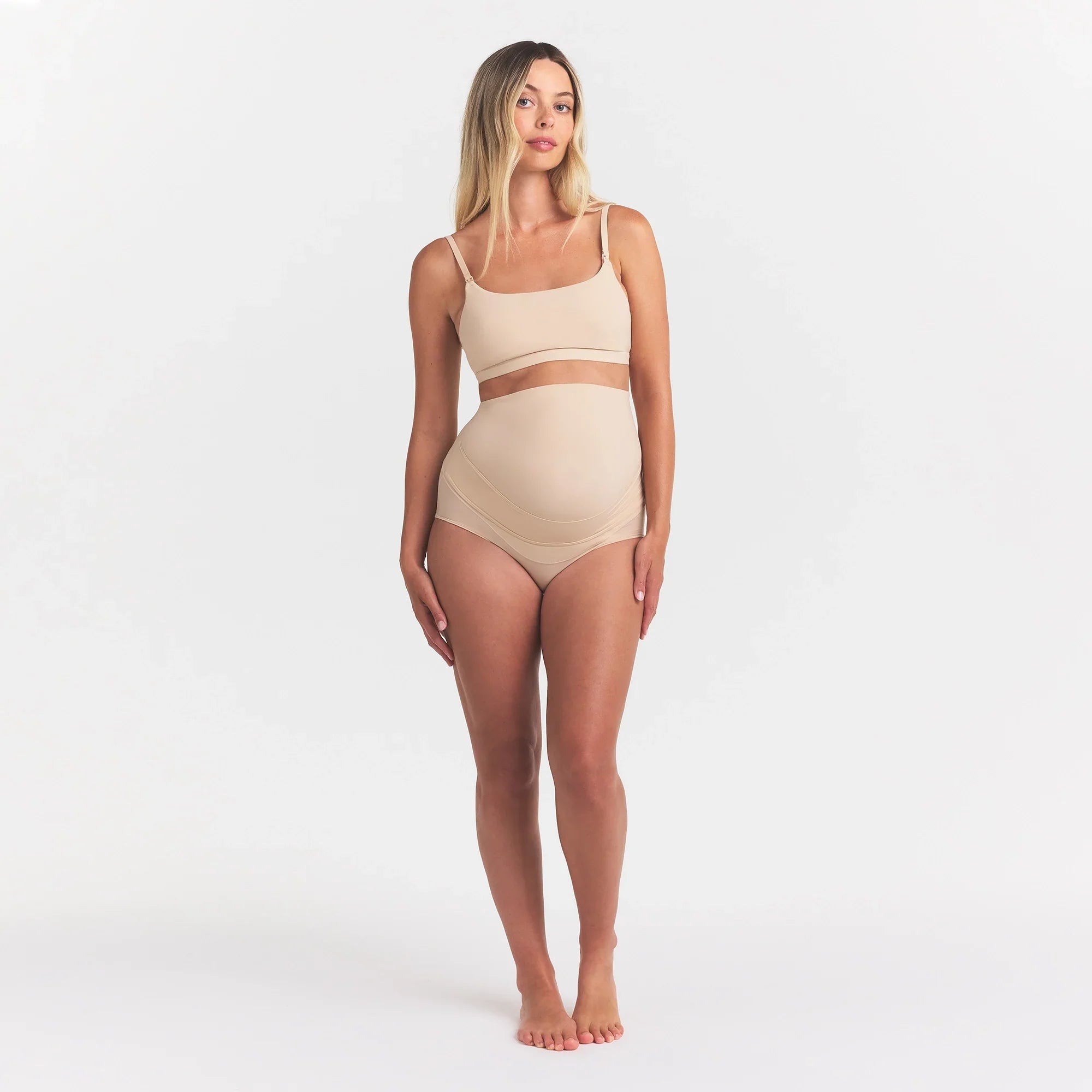 FITS EVERYBODY MATERNITY PUMPING SCOOP BRALETTE | SAND