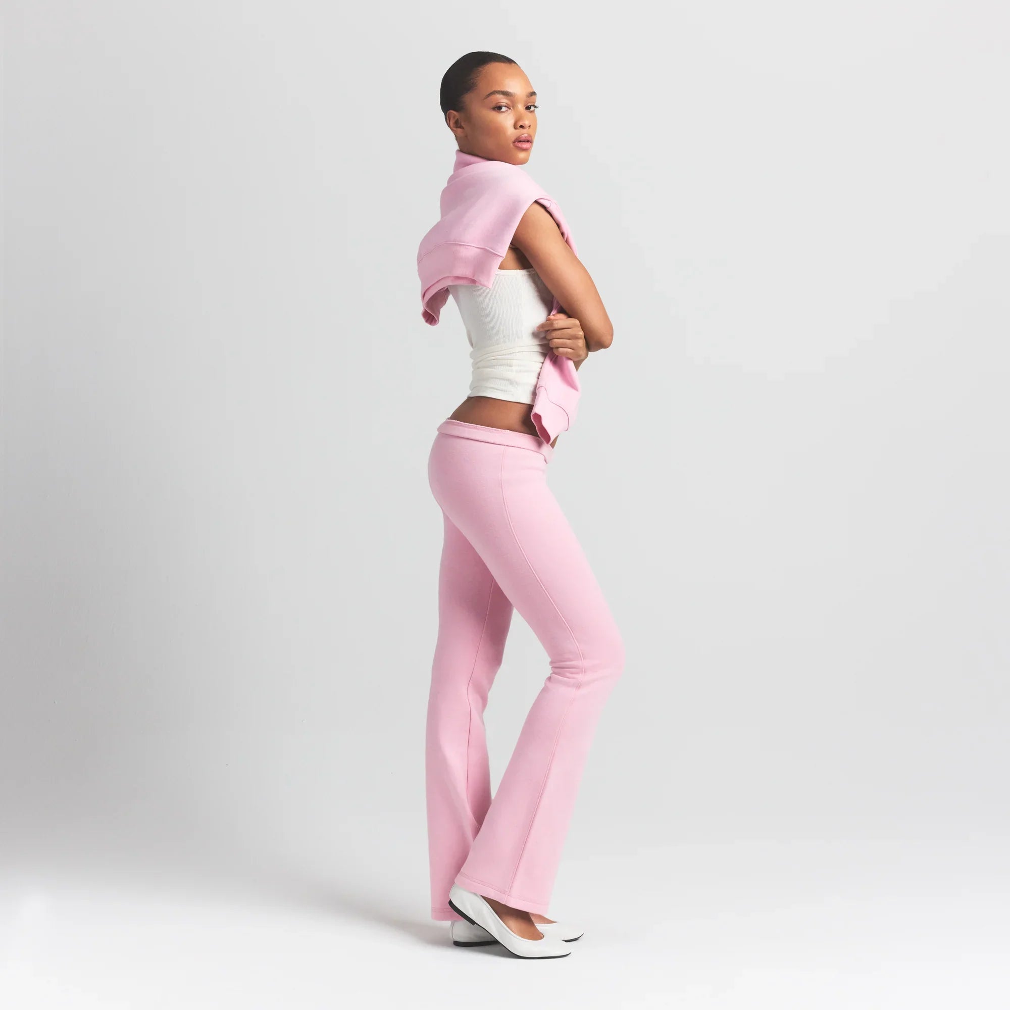 COTTON FLEECE SLIM PANT | HALITE
