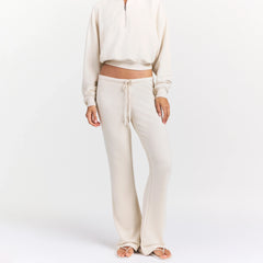 DRAPEY FRENCH TERRY STRAIGHT LEG PANT | BUFF