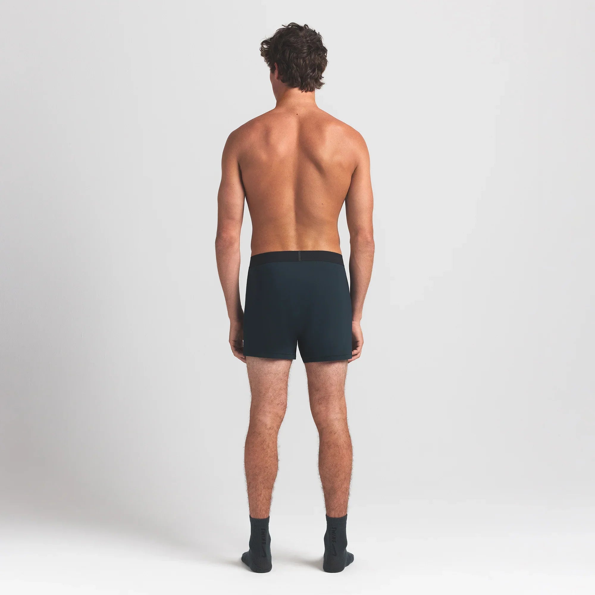 SKIMS COTTON MENS KNIT BOXER | VERDANT