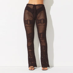 SWIM COVER-UPS CROCHET FLARE PANT | PHOENIX