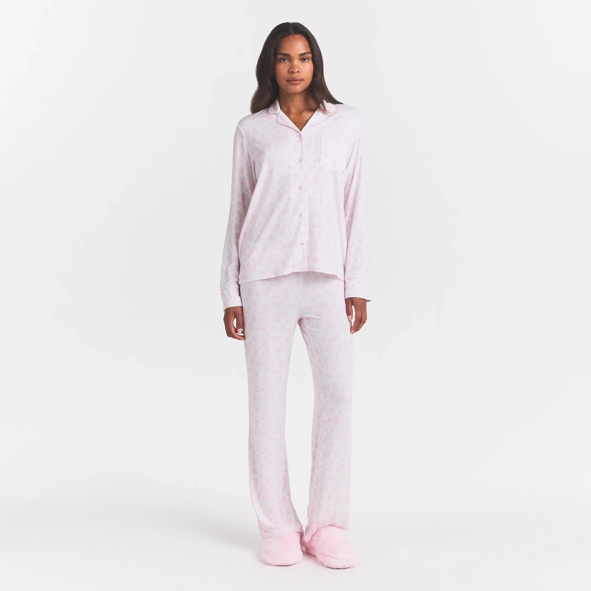 FAUX FUR SLIPPER | CHERRY BLOSSOM