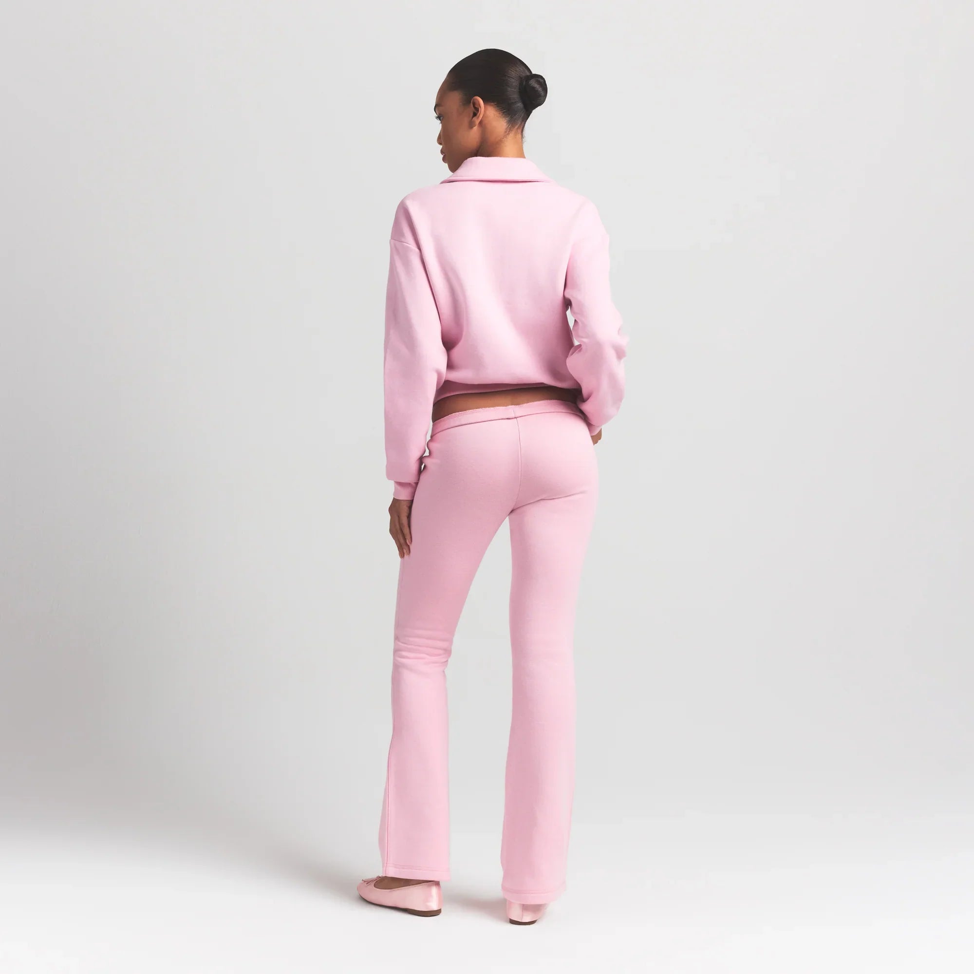 COTTON FLEECE POLO SWEATSHIRT | HALITE