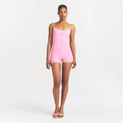 FITS EVERYBODY LACE ONESIE | BUBBLE GUM TONAL