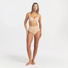 SMOOTHING INTIMATES HIGH-WAISTED BRIEF | CLAY
