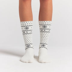 COZY LITE SOCK | MARBLE HEART FAIR ISLE