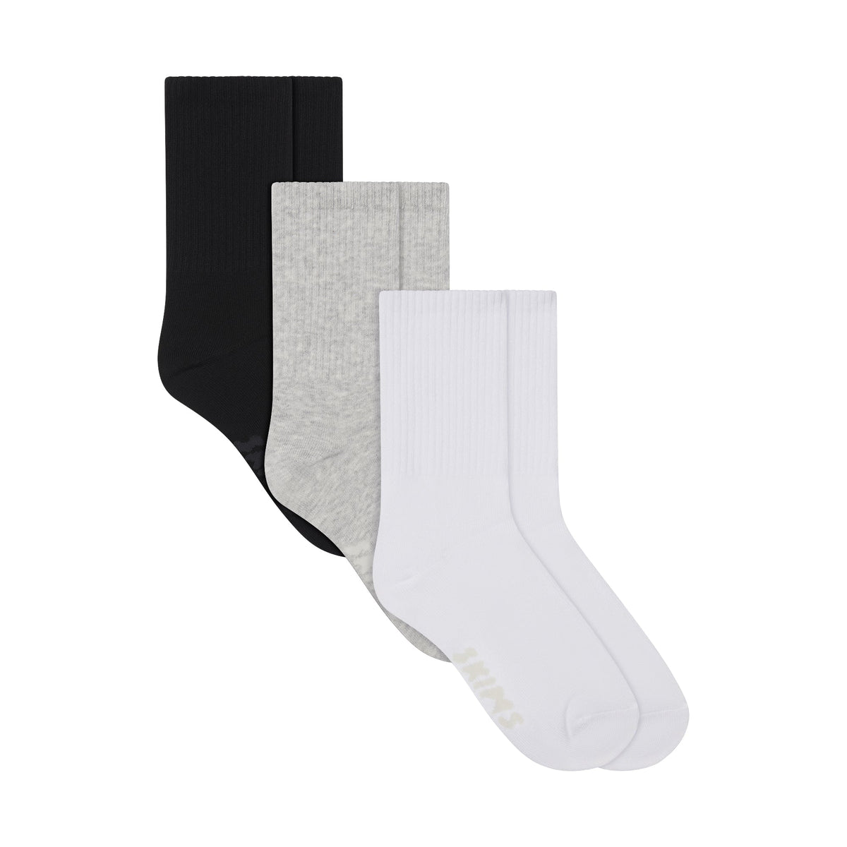 RIBBED CREW SOCK 3-PACK | CORE MULTI