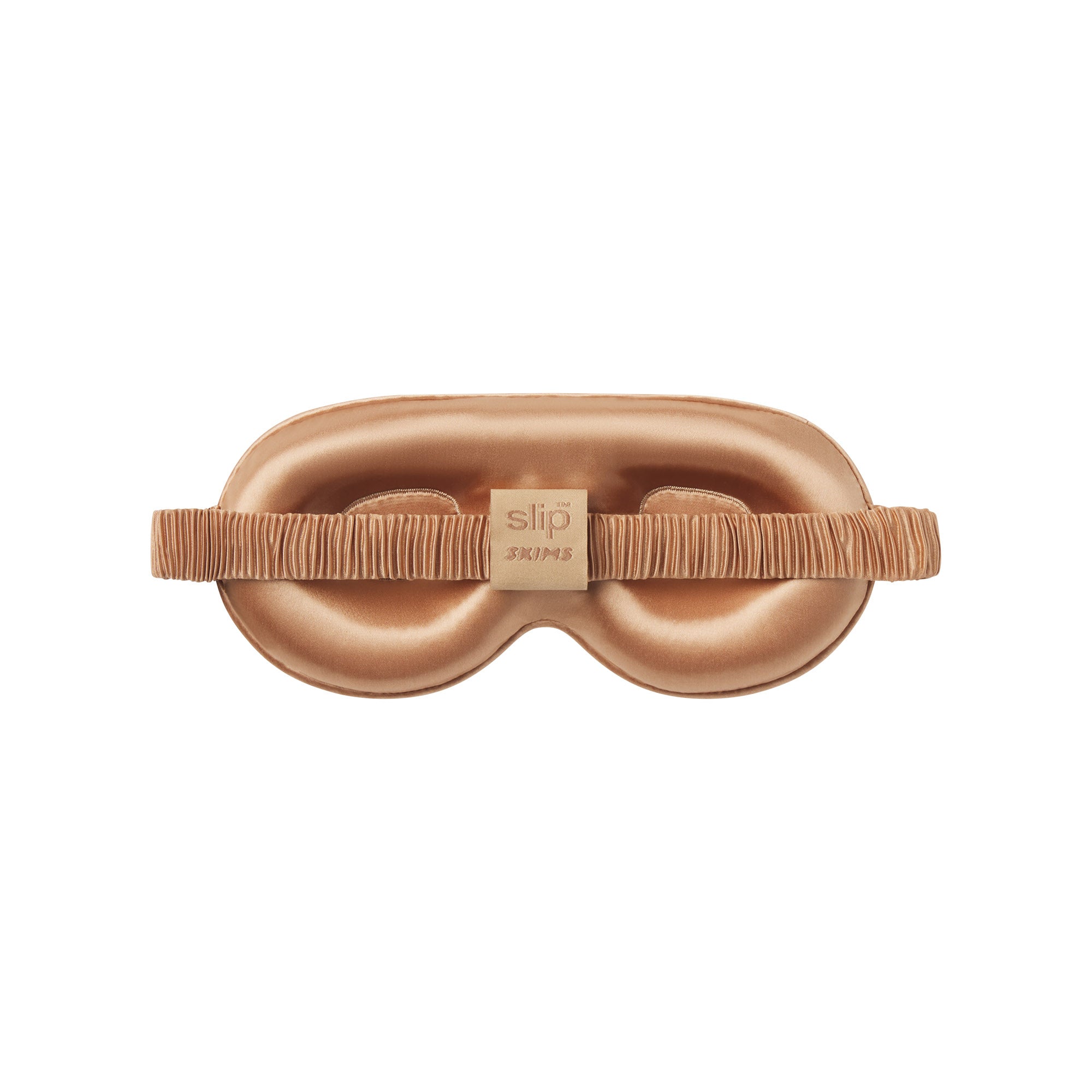 SLIP X SKIMS PURE SILK CONTOUR SLEEP MASK | CLAY