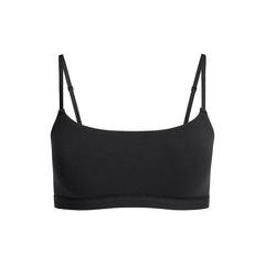 COTTON JERSEY SCOOP BRALETTE | SOOT
