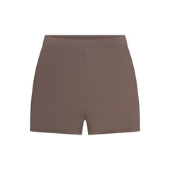 REFINED KNIT HIGH-WAISTED SHORT | AMETHYST