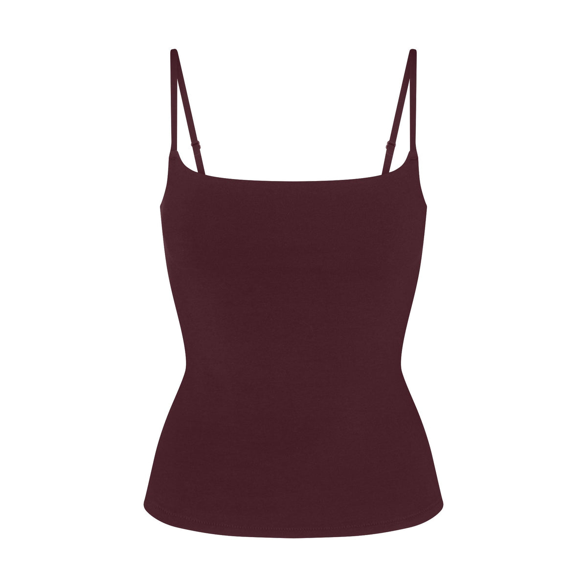 COTTON JERSEY CAMI | CURRANT