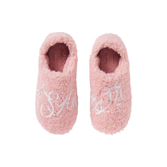 SKIMS ACCESSORIES SHERPA SLIPPER | PEONY SKIMS BOW